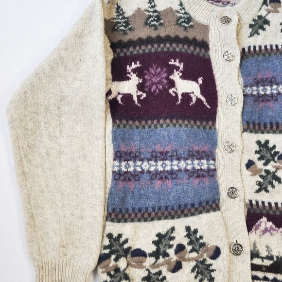 Vintage Northern Reflections Wool Cardigan - Picture 3 of 7